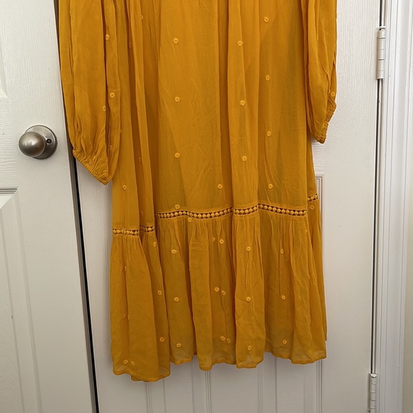Sézane alana dress size 40 color saffron - Picture 10 of 10